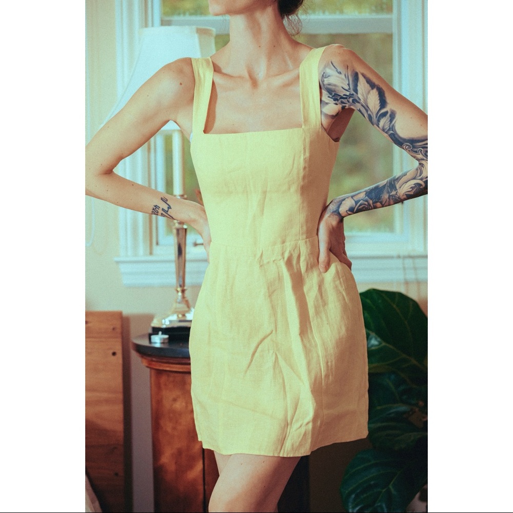 Linen Reformation Sundress